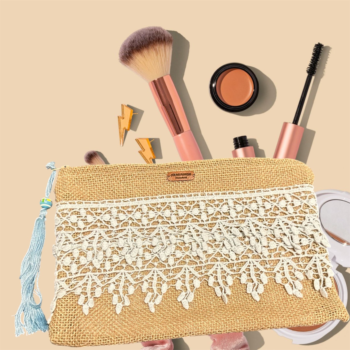 Trousse de maquillage en toile GM