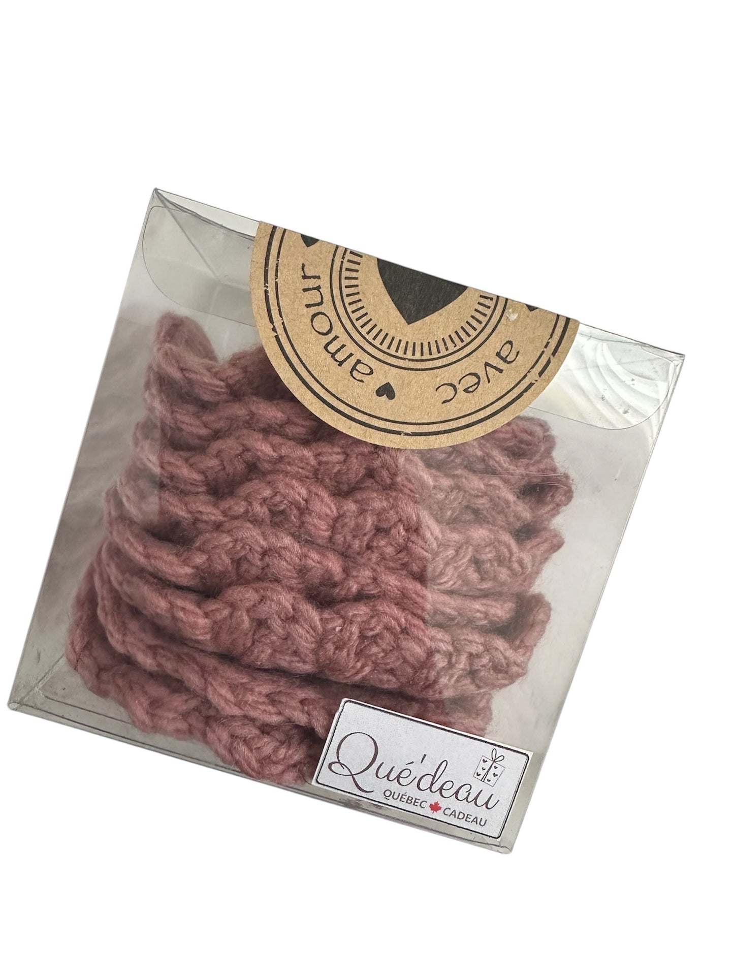 Disque démaquillant au crochet lavable