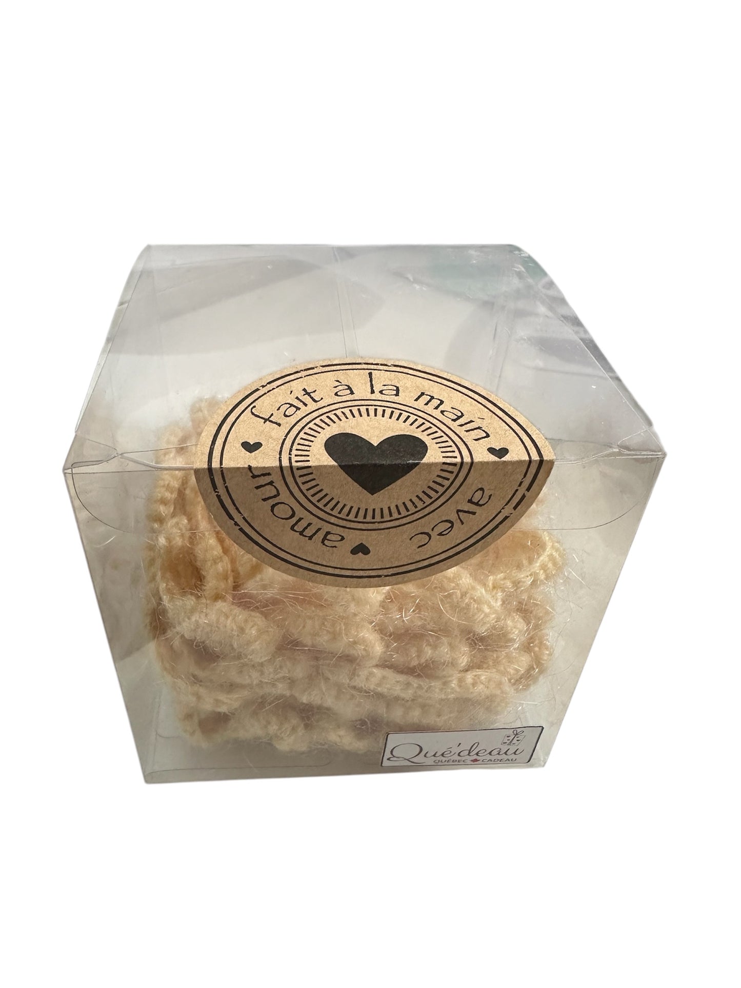 Disque démaquillant au crochet lavable