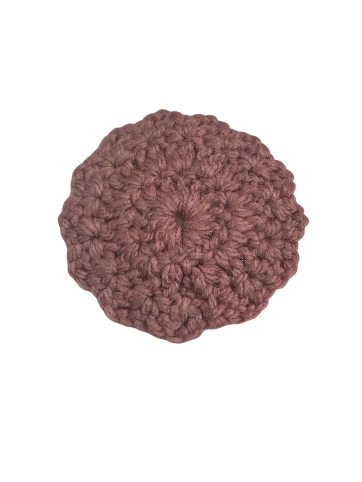 Disque démaquillant au crochet lavable