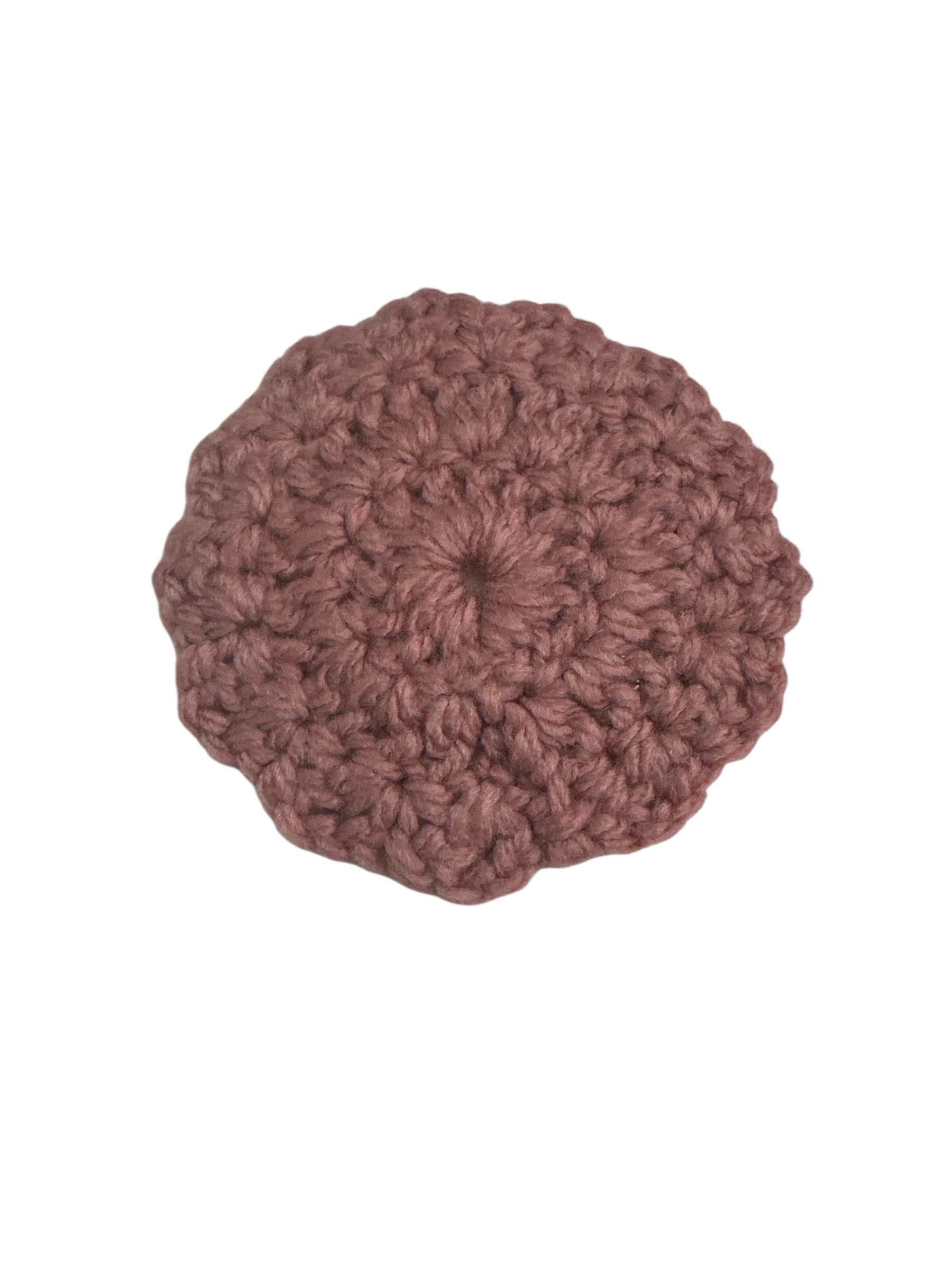 Disque démaquillant au crochet lavable