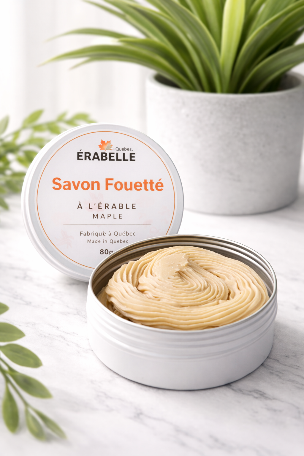 savon fouetté à l&