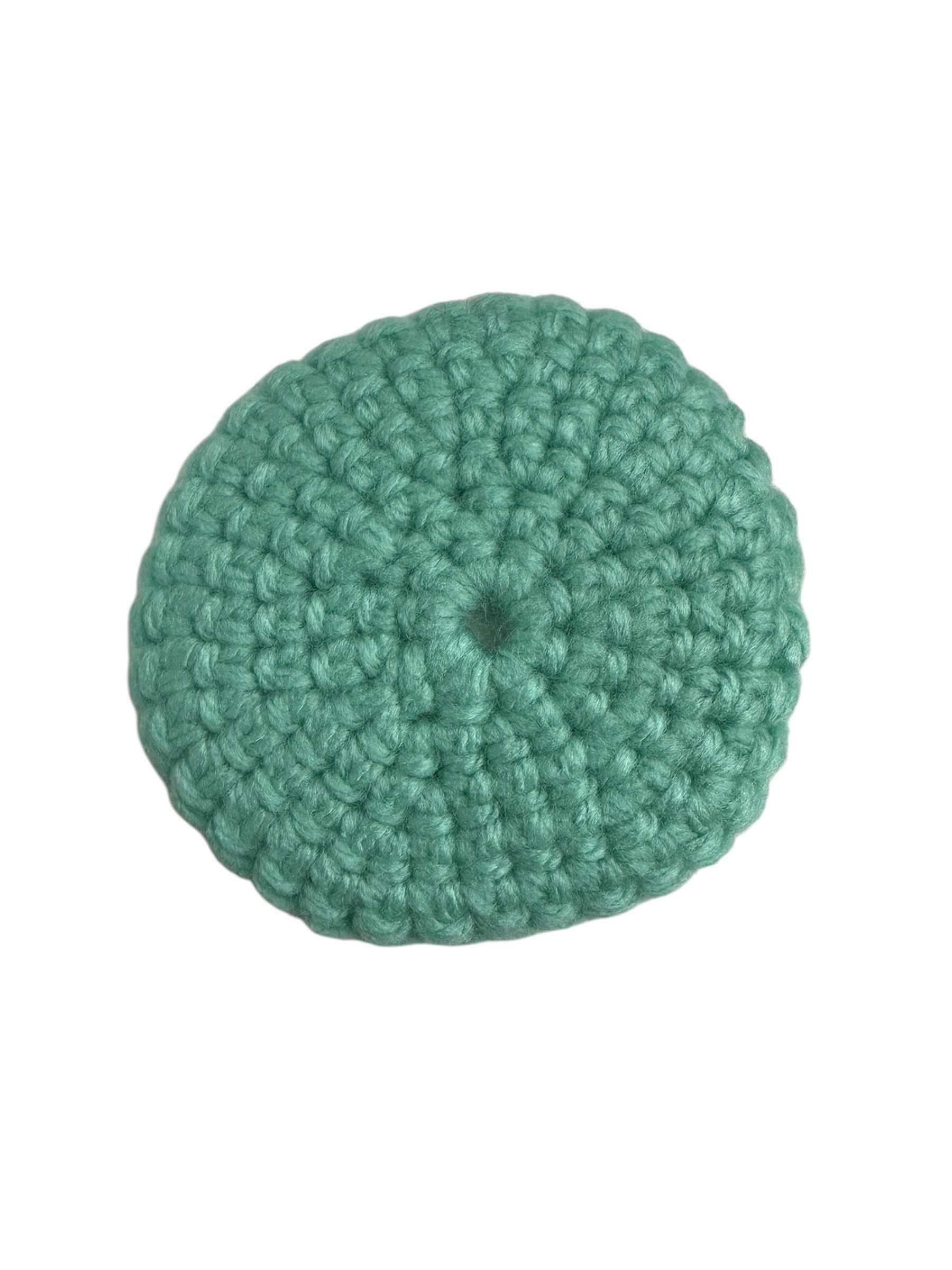 Disque démaquillant au crochet lavable